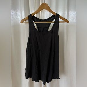 Simple black lulu tank